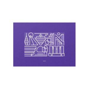 Bratislava Brutalism Purple